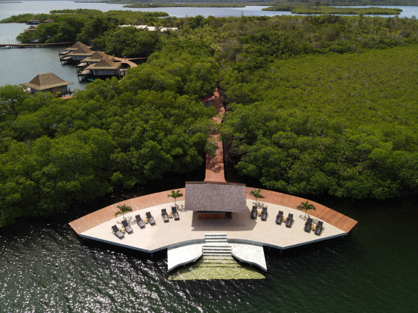 Luxury private island resort in Panama reveals new &lsquo;aerial&rsquo; beach
